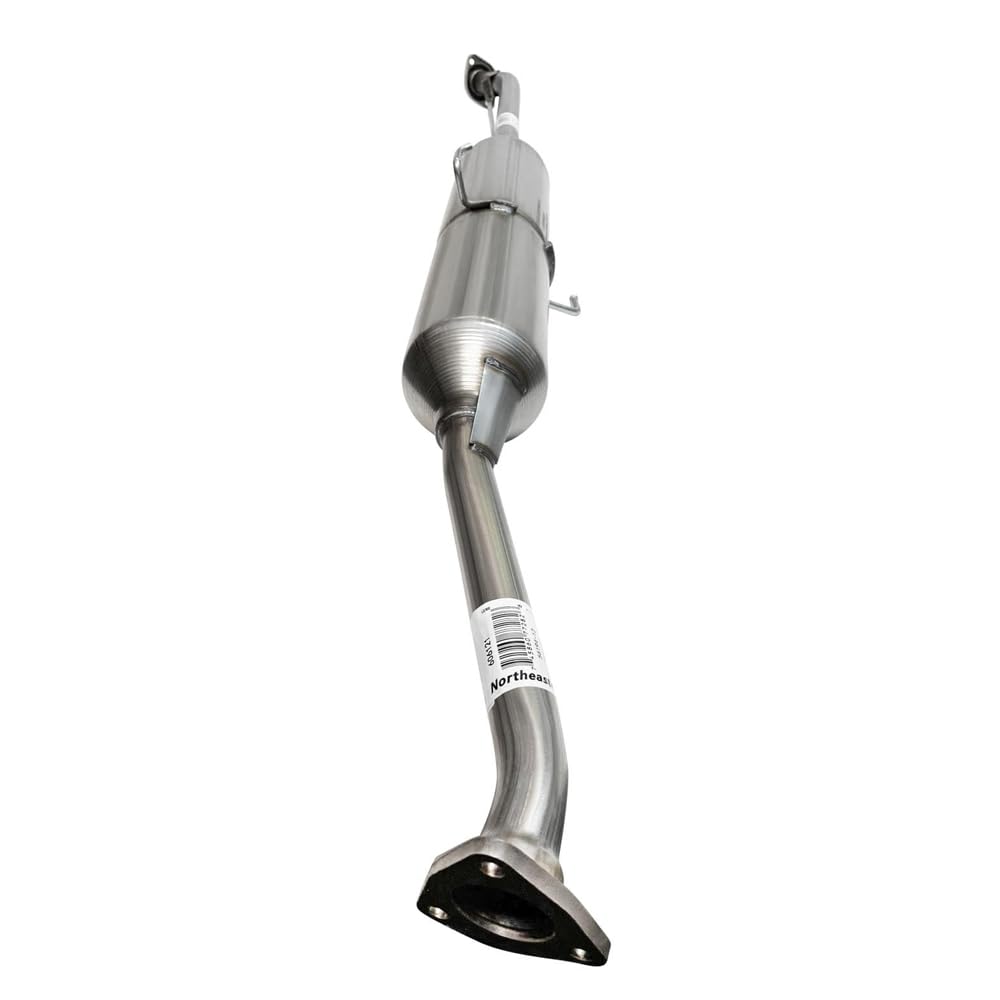 Northeastern Exhaust | Stainless Steel Exhaust Resonator Pipe Compatible for  2005-2006 Honda CRV 2.4L | Free Gaskets, Clamp, and Spring Bolt Kit Included | Automotive Replacement Part | Japan Models