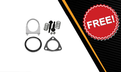 Northeastern Exhaust | Stainless Steel Exhaust Resonator Pipe Compatible for  2005-2006 Honda CRV 2.4L | Free Gaskets, Clamp, and Spring Bolt Kit Included | Automotive Replacement Part | Japan Models