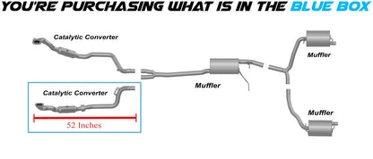Northeastern Exhaust | EPA-Approved Left Manifold Catalytic Compatible for 2011-2012 Chrysler 300 3.6L| 2011-2012 Dodge Challenger 3.6L | 2011-2012 Charger 3.6L | Free Clamps Included