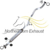 Resonator Exhaust Pipe for 2007-2012 Nissan Versa 1.8L and 2009-2011 Versa 1.6L
