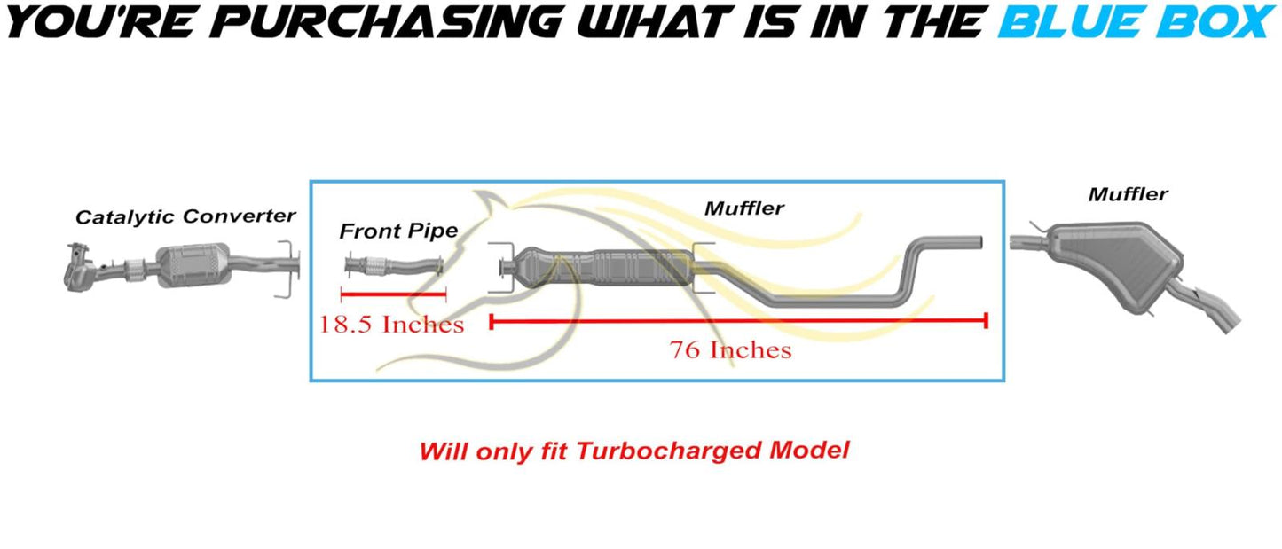 1999-2009 Saab 9-5 2.3L Exhaust Pipe and Muffler