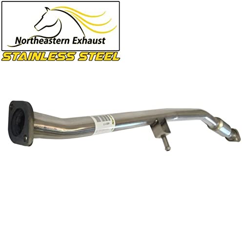 Northeastern Exhaust | Stainless Steel Exhaust Resonator Pipe Compatible for Subaru Forester 1998 2.5L | Impreza 1998 2.5L  | Impreza 1997 1.8L | Impreza 1997-1998 2.2L | Free Gaskets Included