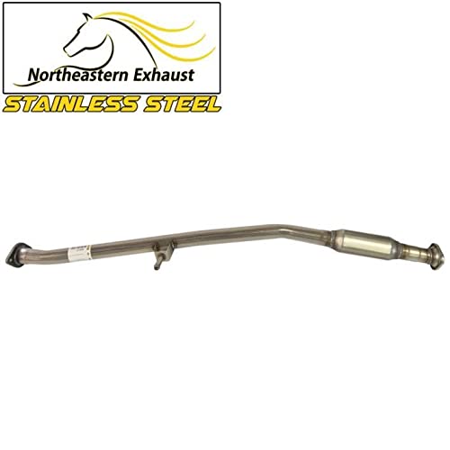 Northeastern Exhaust | Stainless Steel Exhaust Resonator Pipe Compatible for Subaru Forester 1998 2.5L | Impreza 1998 2.5L  | Impreza 1997 1.8L | Impreza 1997-1998 2.2L | Free Gaskets Included