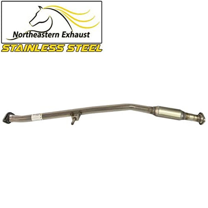 Northeastern Exhaust | Stainless Steel Exhaust Resonator Pipe Compatible for Subaru Forester 1998 2.5L | Impreza 1998 2.5L  | Impreza 1997 1.8L | Impreza 1997-1998 2.2L | Free Gaskets Included