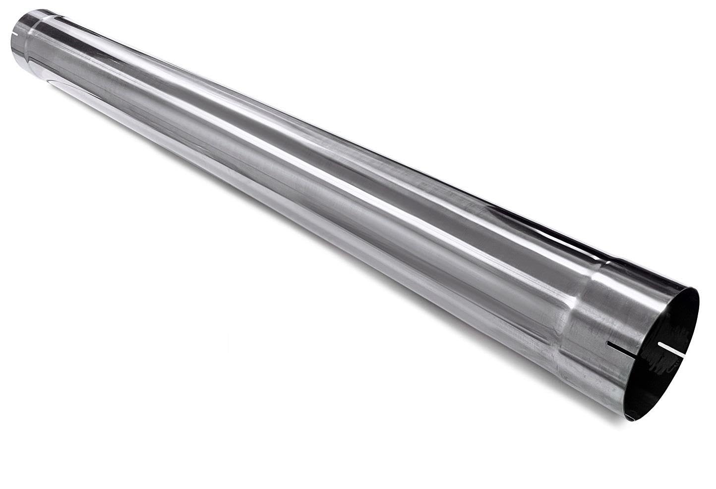 Colt Exhaust | Stainless Steel Straight Pipe Polished Exhaust Pipe Universal Fit (5" ID/OD x 51" long) | Automotive Replacement Part