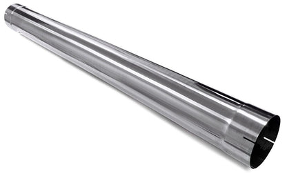 Colt Exhaust | Stainless Steel Straight Pipe Polished Exhaust Pipe Universal Fit (5" ID/OD x 51" long) | Automotive Replacement Part