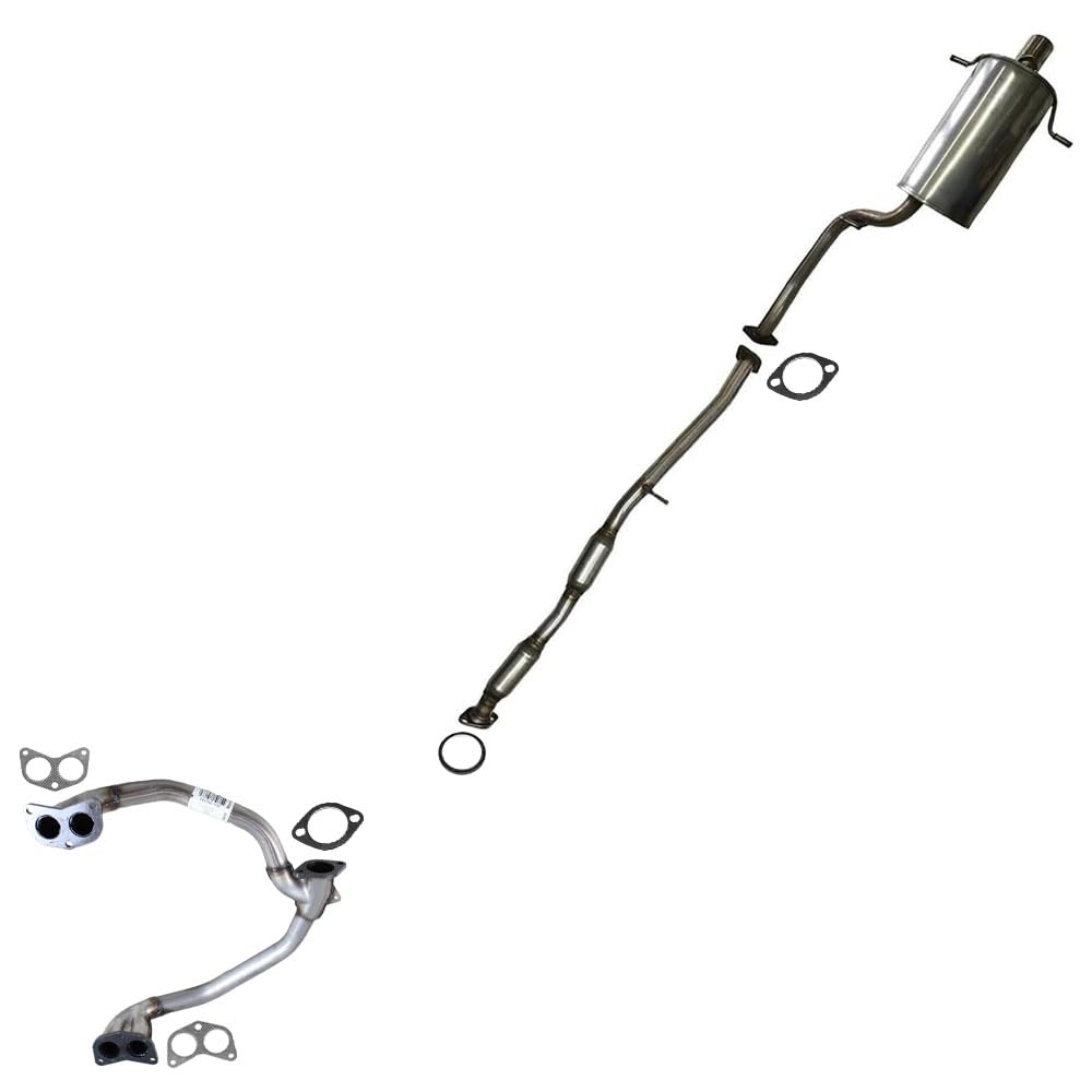 2002-2005 Saab 9-2X and Subaru Impreza 2.5L Front Pipe, Resonator and Muffler Exhaust System Kit