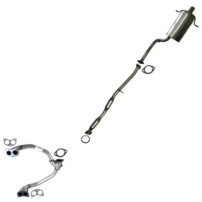 2002-2005 Saab 9-2X and Subaru Impreza 2.5L Front Pipe, Resonator and Muffler Exhaust System Kit