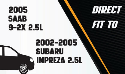 2002-2005 Saab 9-2X and Subaru Impreza 2.5L Front Pipe, Resonator and Muffler Exhaust System Kit