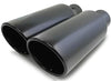 Pair of Universal Exhaust Tips (2.5" ID x 4" OD x 12" Long)
