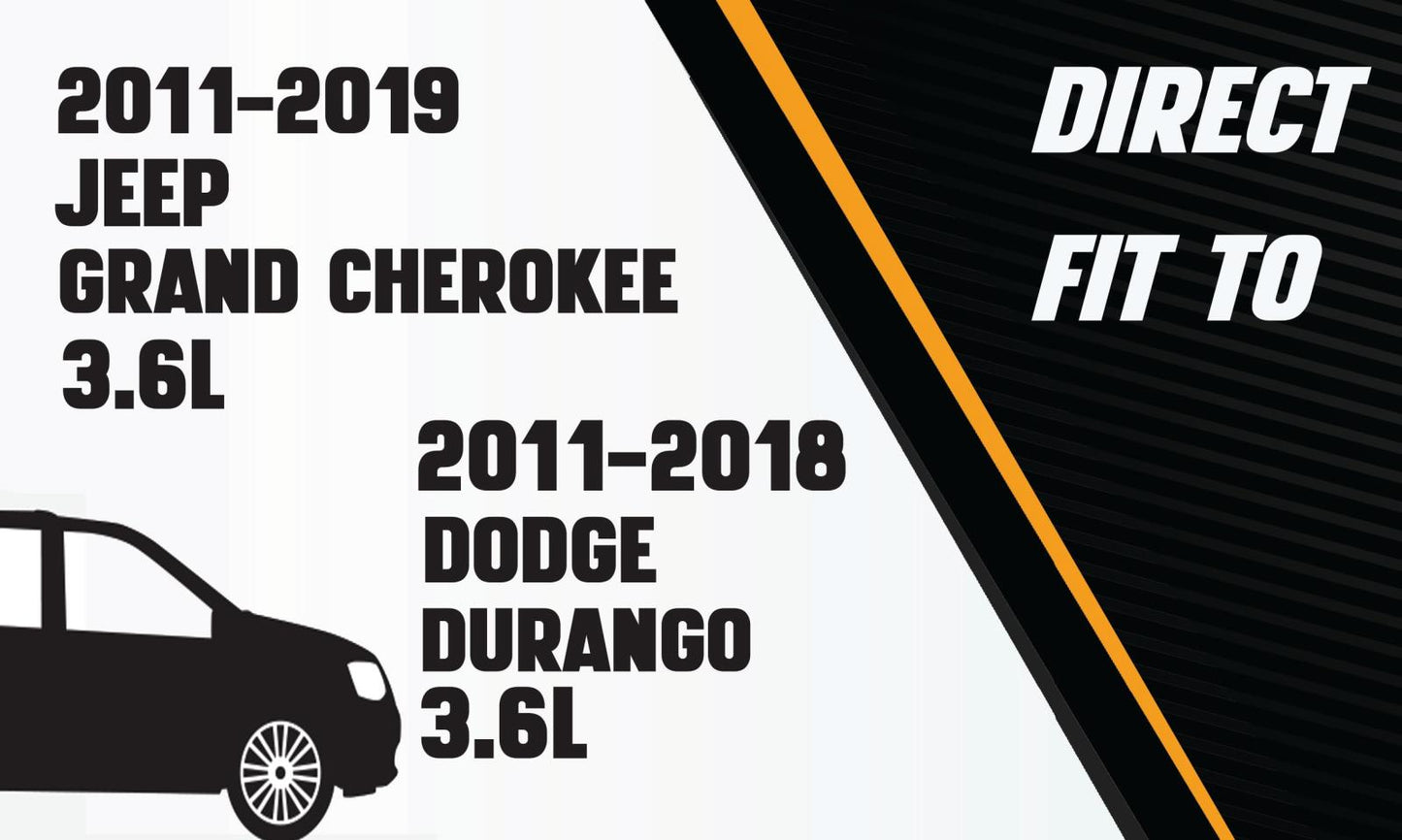 Center Muffler Exhaust  for 2011-2018 Dodge Durango and 2011-2019 Jeep Grand Cherokee 3.6L