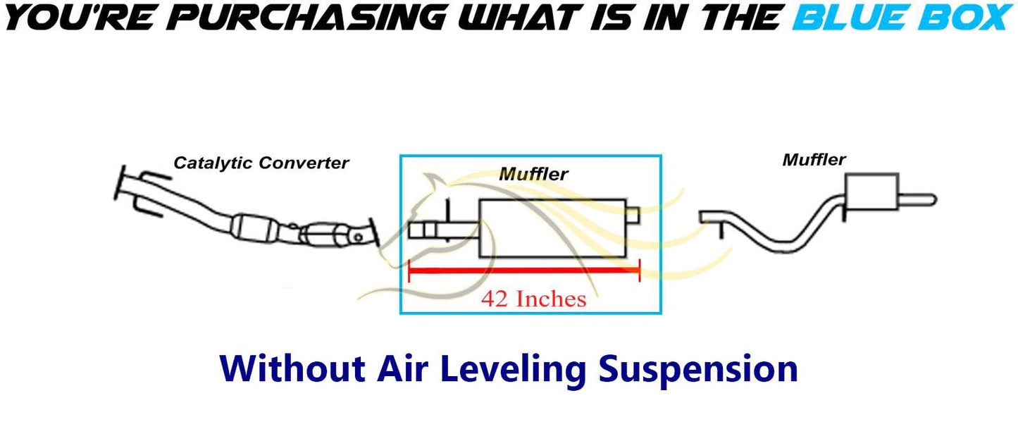 Exhaust Muffler for 2006-2007 Buick Rainier 4.2L, 2006-2009 Chevrolet Trailblazer/GMC Envoy 4.2L