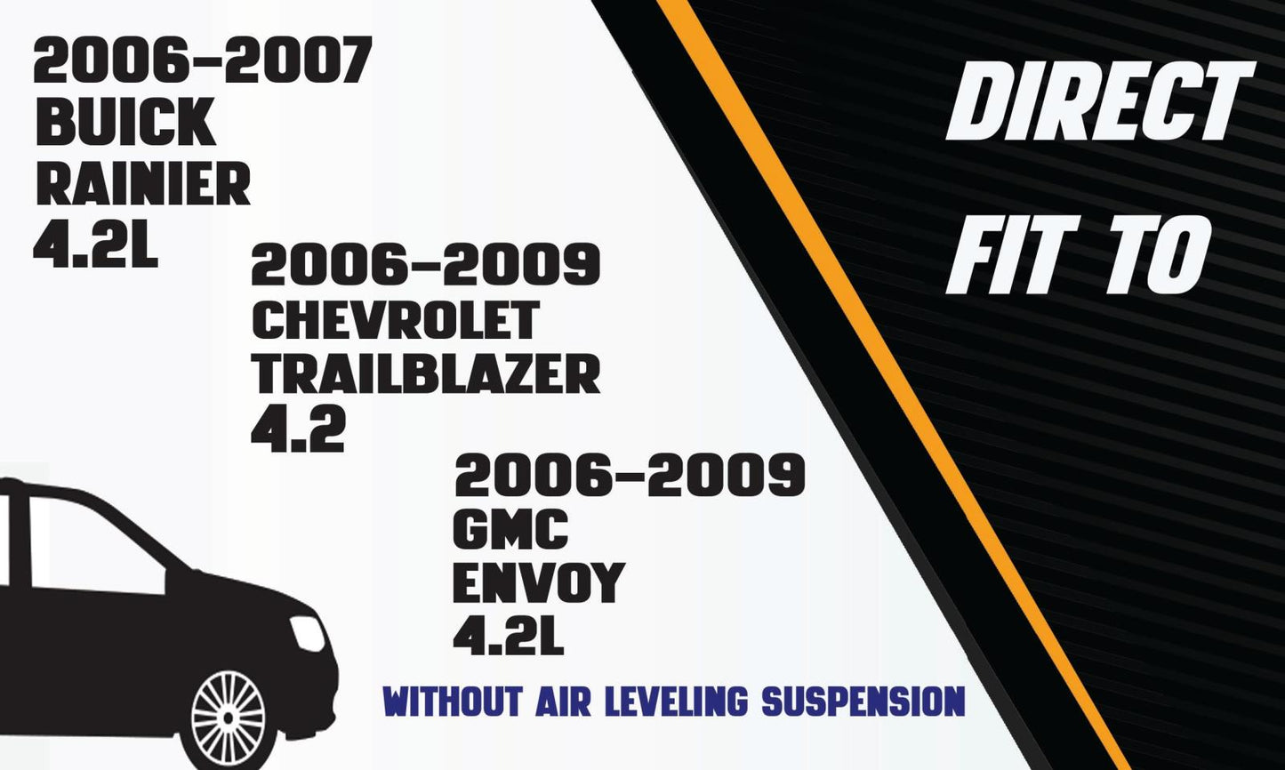 Exhaust Muffler for 2006-2007 Buick Rainier 4.2L, 2006-2009 Chevrolet Trailblazer/GMC Envoy 4.2L