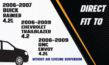 Exhaust Muffler for 2006-2007 Buick Rainier 4.2L, 2006-2009 Chevrolet Trailblazer/GMC Envoy 4.2L