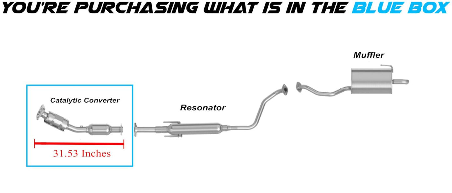 2012-2017 Nissan Versa 1.6L | 2014-2017 Nissan Versa Note 1.6L Catalytic Converter - EPA Approved