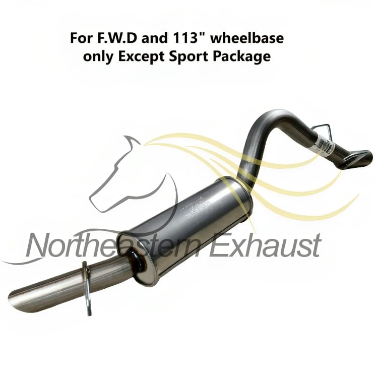 2006 Chevrolet Uplander 3.5L | 2007-2008 Uplander 3.9L | 2002-2004 Venture 3.4L | 2002-2004 Pointiac Montana 3.4L | 2007-2009 Montana 3.9L Exhaust Resonator
