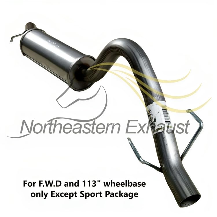 2006 Chevrolet Uplander 3.5L | 2007-2008 Uplander 3.9L | 2002-2004 Venture 3.4L | 2002-2004 Pointiac Montana 3.4L | 2007-2009 Montana 3.9L Exhaust Resonator