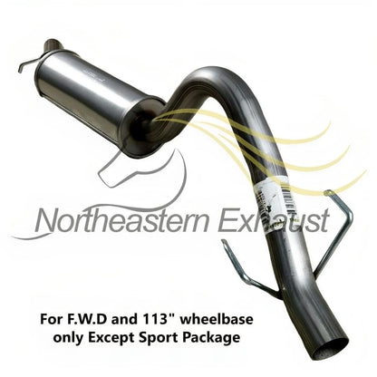 2006 Chevrolet Uplander 3.5L | 2007-2008 Uplander 3.9L | 2002-2004 Venture 3.4L | 2002-2004 Pointiac Montana 3.4L | 2007-2009 Montana 3.9L Exhaust Resonator