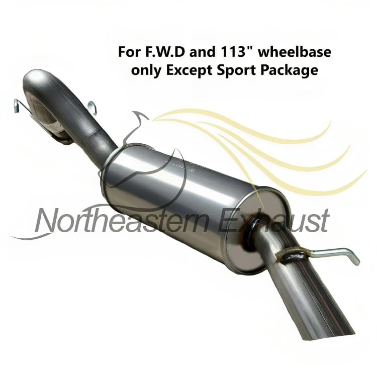 2006 Chevrolet Uplander 3.5L | 2007-2008 Uplander 3.9L | 2002-2004 Venture 3.4L | 2002-2004 Pointiac Montana 3.4L | 2007-2009 Montana 3.9L Exhaust Resonator