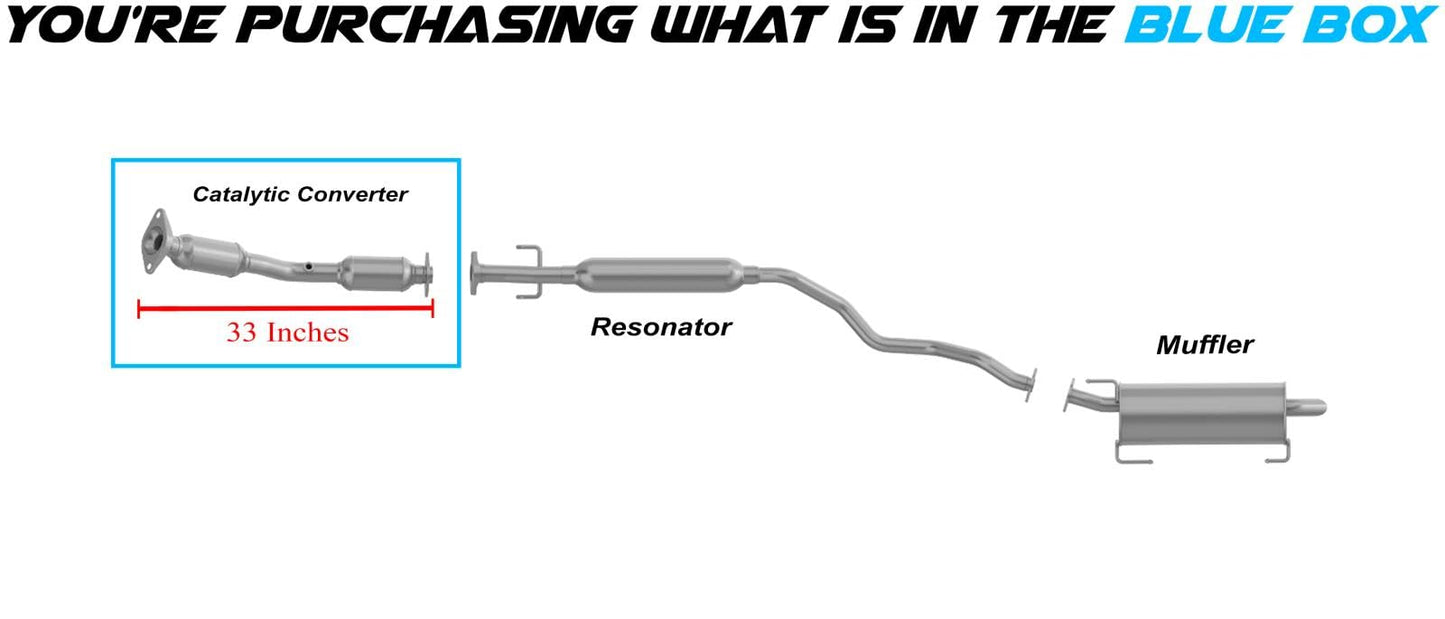 Northeastern Exhaust | Stainless Steel EPA Approved Direct Fit Exhaust Catalytic Converter Compatible for Nissan Sentra 2013-2018 1.8L | Nissan Versa 2007-2012 1.8L | Free Gasket Included
