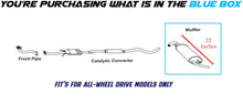 Northeastern Exhaust | Direct Fit Exhaust Muffler Compatible for 2003-2006  Pontiac Vibe and Toyota Matrix 1.8L | For All-Wheel Drive (A.W.D) | Free Exhaust Hardware Included | Automotive Replacement Part