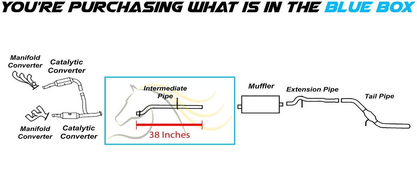 2007-2010 Ford Explorer Sport Trac 4.0L Exhaust Pipe