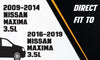 2009-2014 & 2016-2019 Nissan Maxima 3.5L Exhaust Resonator Pipe Assembly