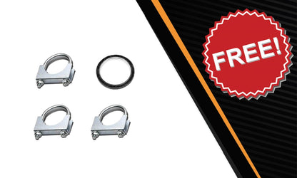1996-1999 Jeep Cherokee 4.0L Complete Exhaust System Kit with EPA-Approved
