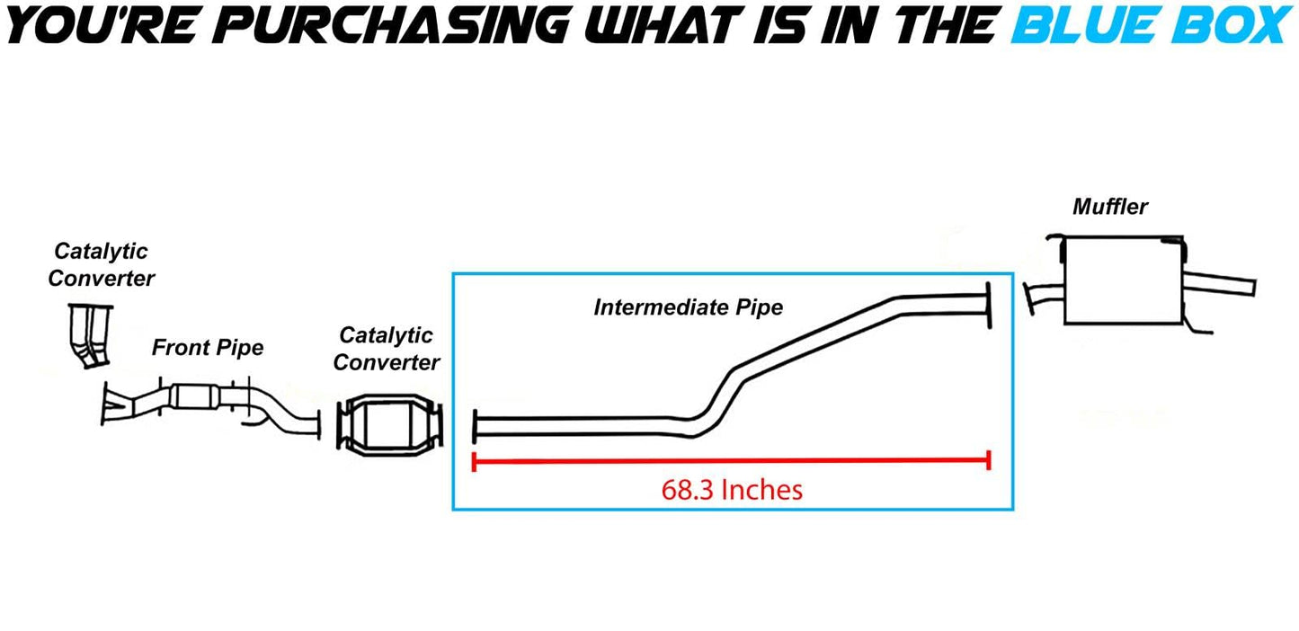 2000-2006 Nissan Sentra 1.8L Exhaust Pipe