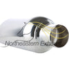 Colt Exhaust | Stainless Steel Exhaust Tip Universal Angle Cut 5 Inch Chrome Exhaust Tip (2.5" ID x 5" OD x 17" Long) | Automotive Replacement Part