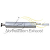2002-2006 Nissan Altima 2.5L Exhaust Resonator Pipe and Muffler