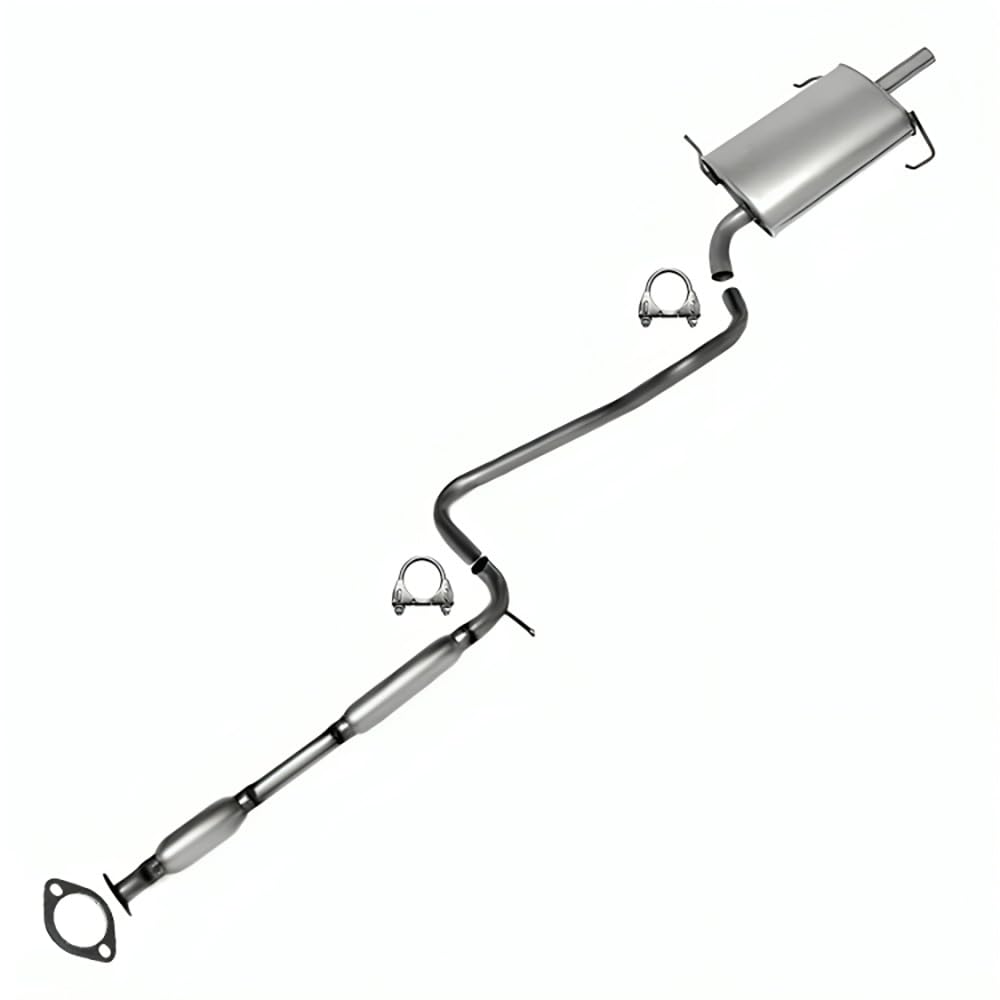 1998-2000 Nissan Altima 2.4L Exhaust Resonator Pipe and Muffler