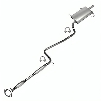 1998-2000 Nissan Altima 2.4L Exhaust Resonator Pipe and Muffler