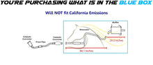 1998-2000 Nissan Altima 2.4L Exhaust Resonator Pipe and Muffler