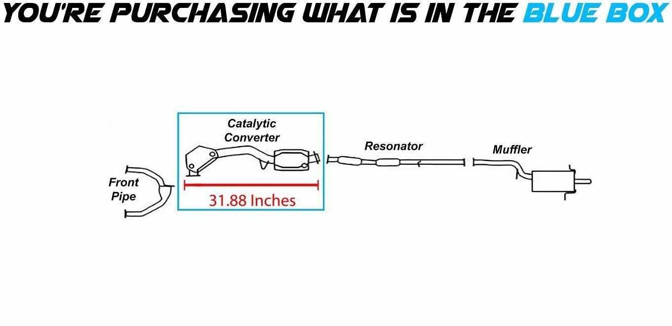 Catalytic Converter for 2003-2006 Subaru Baja and 1999-2005 Forester 2.5L