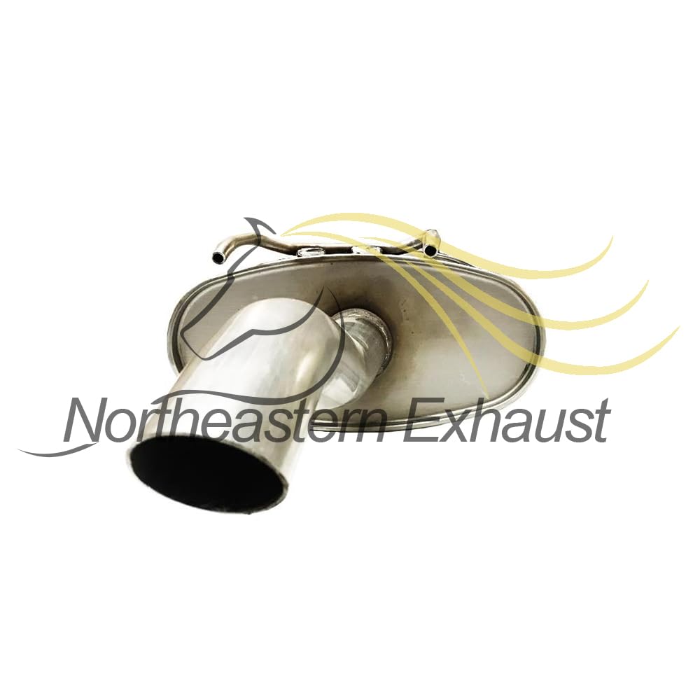 Resonator Pipe and Muffler Exhaust for 1995-1997 1.8L | 1996-1997 1.6L Toyota Corolla and Geo Prizm