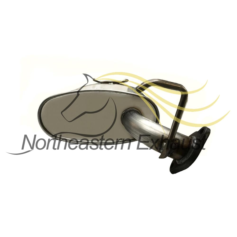 Resonator Pipe and Muffler Exhaust for 1995-1997 1.8L | 1996-1997 1.6L Toyota Corolla and Geo Prizm