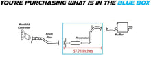 2000-2005 Hyundai Accent 1.6L 1.5L Exhaust Resonator