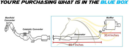 19997-1998 Lexus ES300 | 1999-2003 Toyota Solara 3.0L Resonator, Muffler Exhaust System Kit