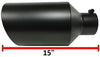 Universal Exhaust Tip - Black Coated