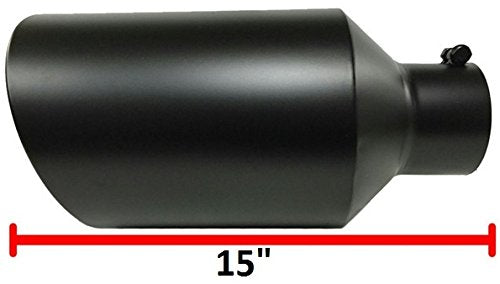 Universal Exhaust Tip - Black Coated