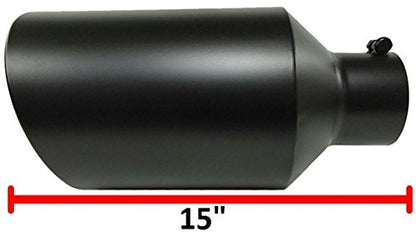 Universal Exhaust Tip - Black Coated