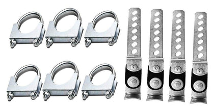 1987-2002 Chevrolet Silverado/C/K 1500 and 2500 Dual 2.5'' Mandrel-Bent Exhaust Pipe Kit for Gas Models