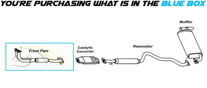 2003-2006 Mitsubishi 2.4L Front Flex Pipe - For AWD