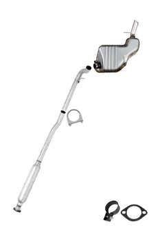 2003-2007 Volvo V70 and XC70 2.5L Exhaust Resonator Pipe and Muffler