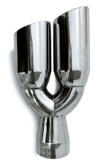 Pair of Universal Dual Exhaust Tips