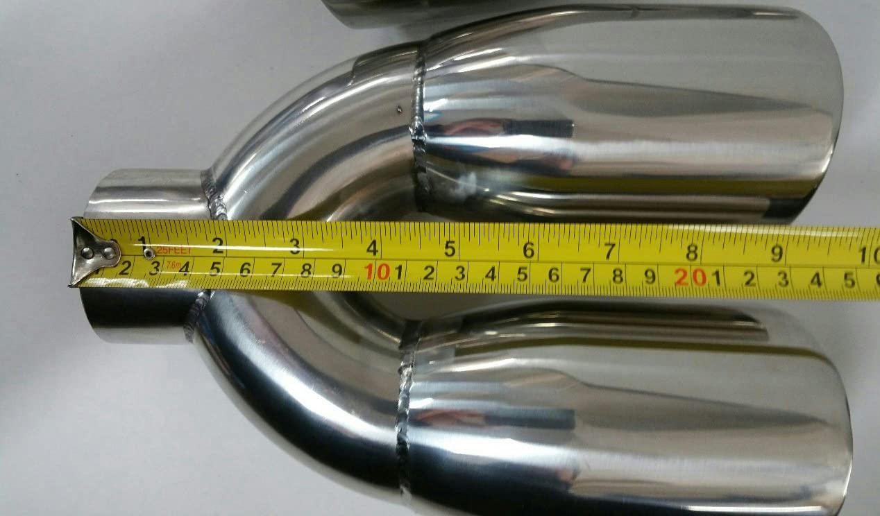 Pair of Universal Dual Exhaust Tips