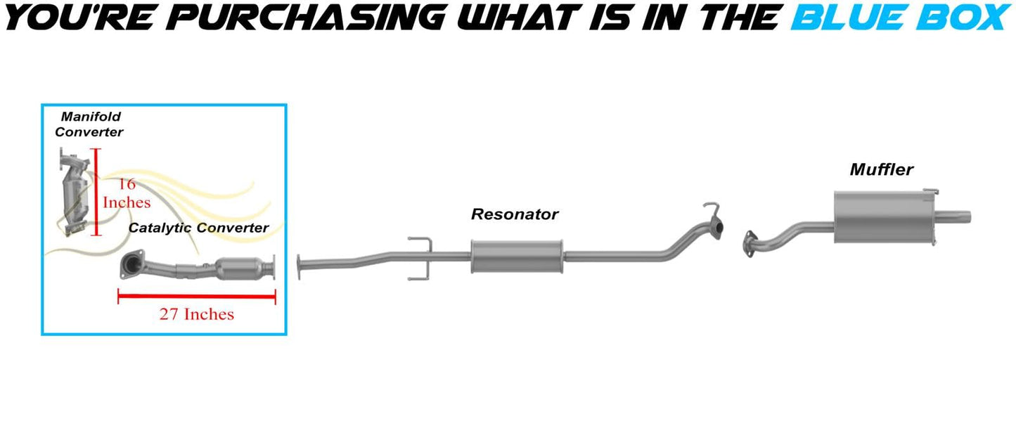 2012-2014 Honda CR-V 2.4L Catalytic Converters