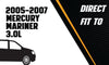 2005-2007 Mercury Mariner 3.0L Exhaust Y-Pipe, Muffler and Tail Pipe