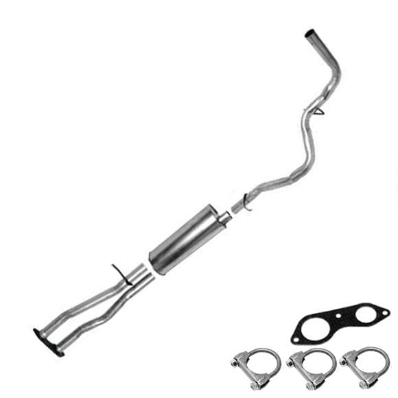H Pipe, Muffler, and Tail Pipe for 1996-1999 Chevrolet/GMC C/K 1500 5.7L - 141.5" WB